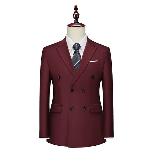 ESTEBAN® Double Breasted Formal Men Suit Jacket - Magnattos