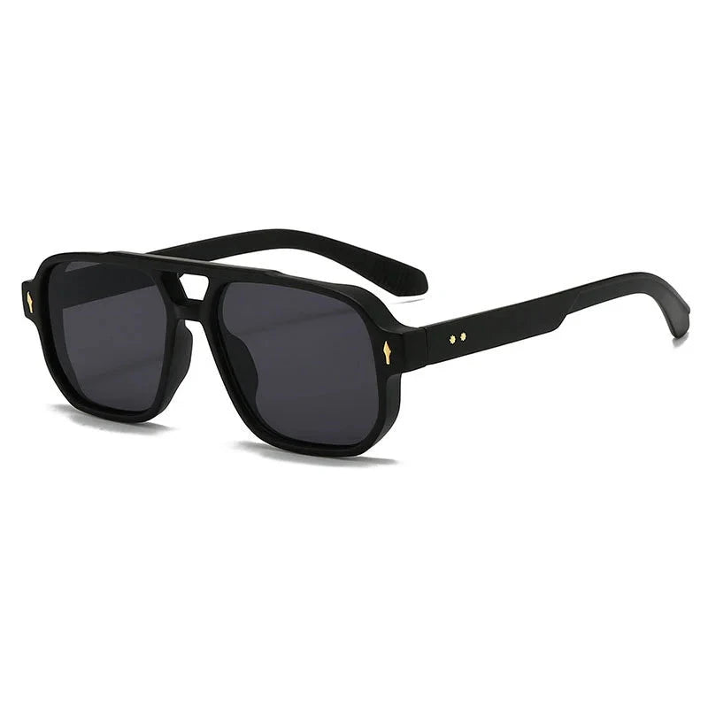 STIRLING® Square Tortoiseshell Preppy Sunglasses