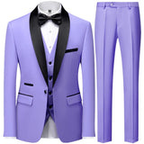 OXFORDIAN® Men’s Wedding Color-Block Collar Suit