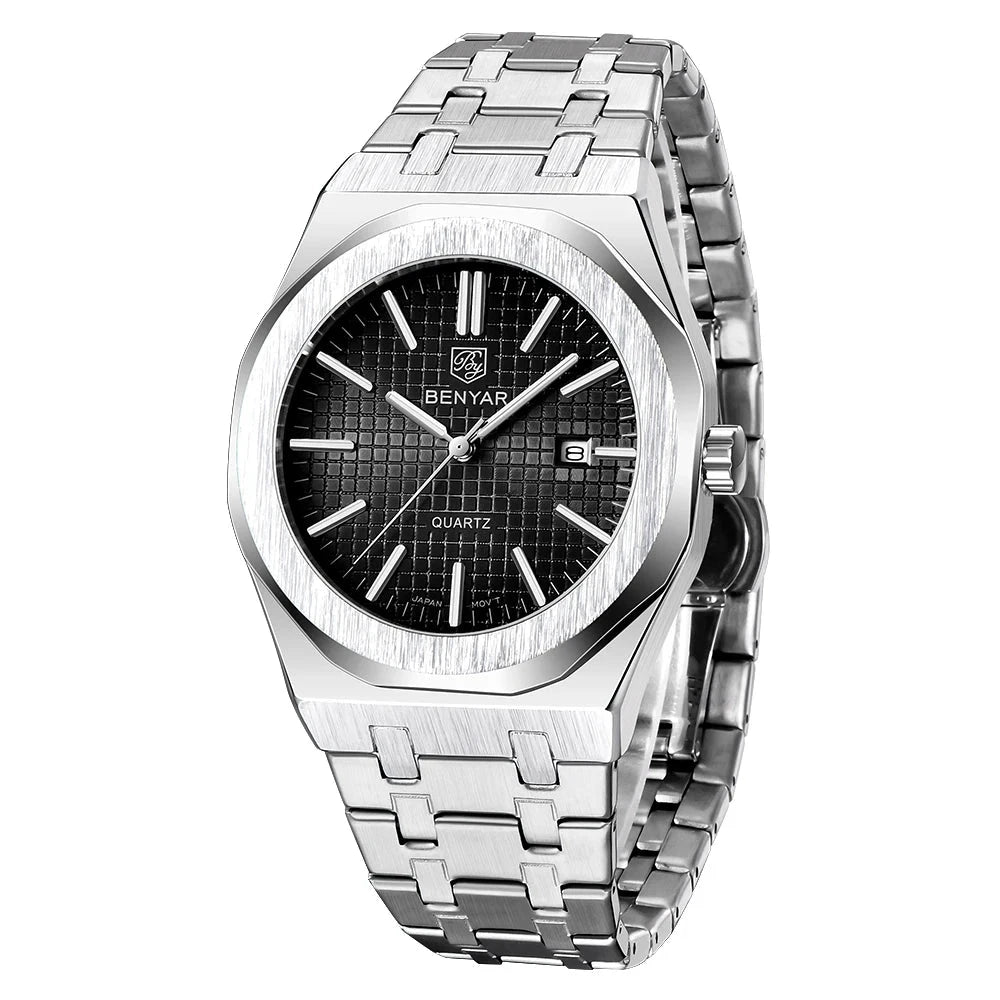 VORTEX® Urban Quartz Chronograph BY5156 – Men's Multifunctional Luminous Watch - Magnattos