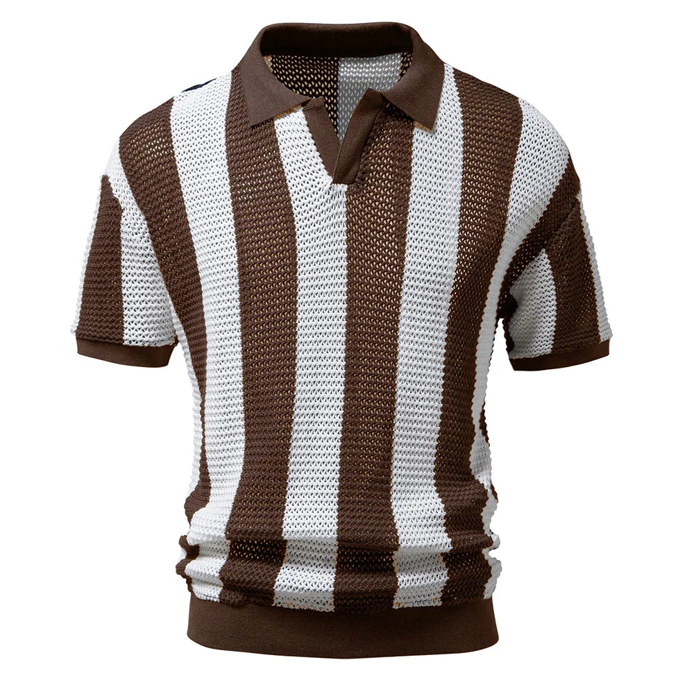 KOSTAS® Cotton Hollow Out Polo Shirt - Magnattos
