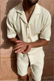 DMITRI® Solid color corduroy casual set