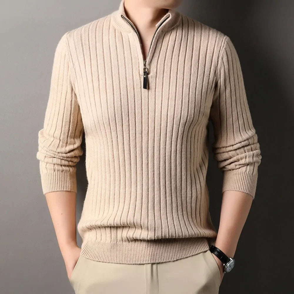 COMO® Sweater – Quarter-Zip Turtleneck Edition