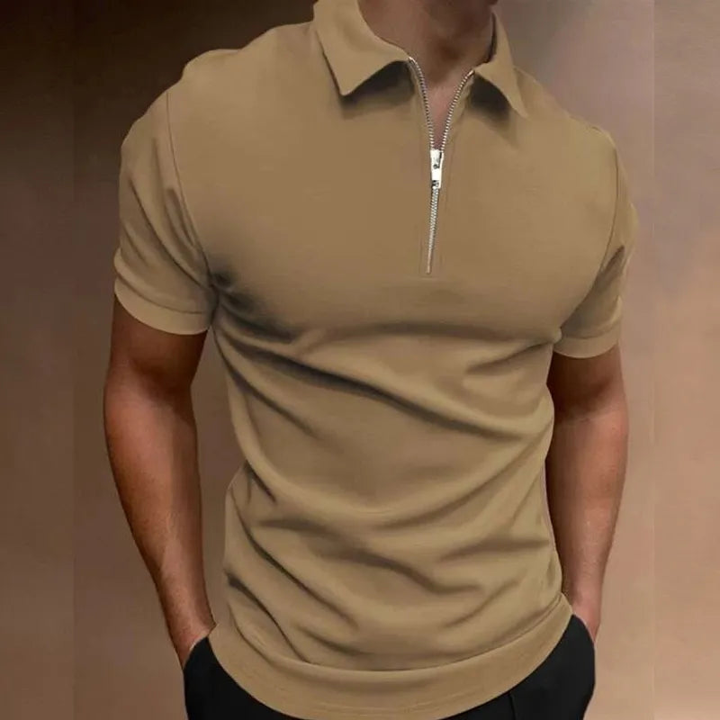 VICENZO® Men's Polo Shirt Collar Zipper - Magnattos