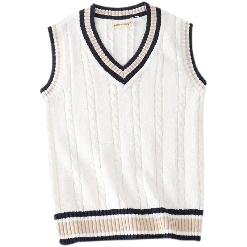 ANDREA® V-neck Retro Sweater - Magnattos