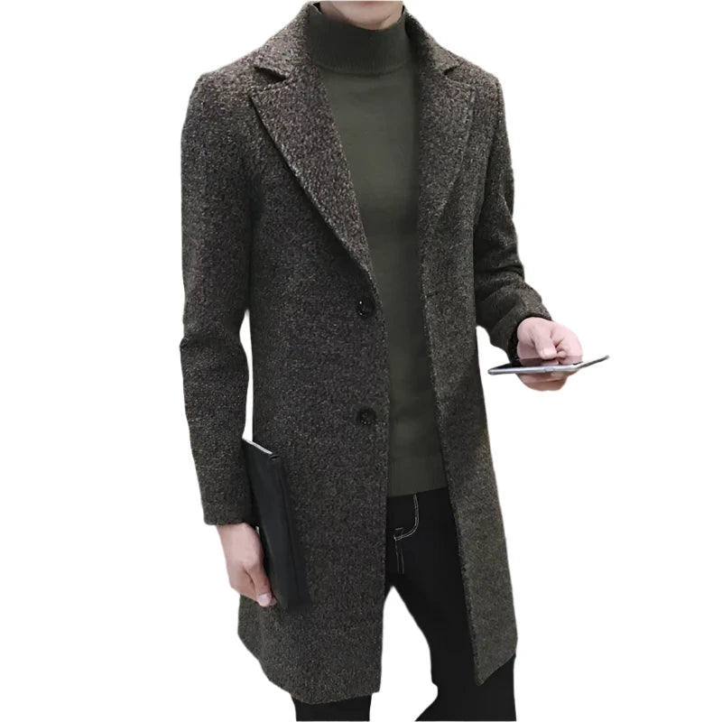 Mens heavy wool coat shop