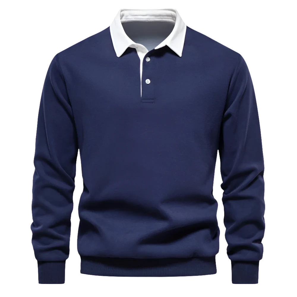 MORGAN® Casual Polo Neck Sweatshirt - Magnattos