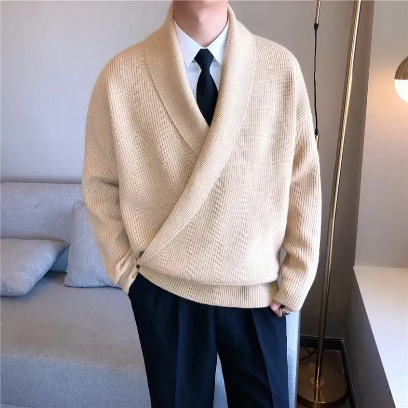 PONCHE® Vintage Wrap V Neck Sweater - Magnattos