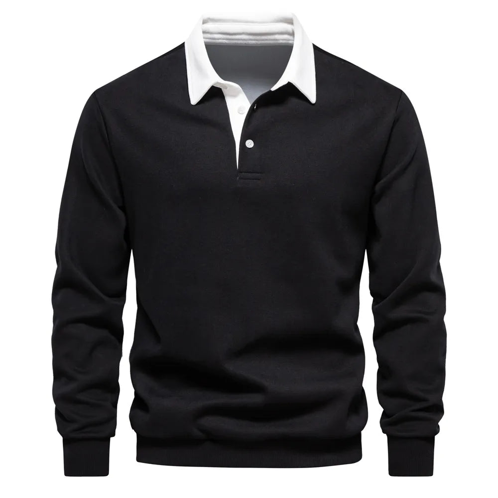 MORGAN® Casual Polo Neck Sweatshirt - Magnattos