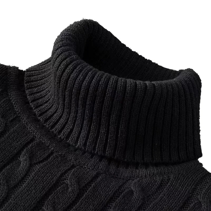 LUCA ROSSI® Wool Turtleneck Sweater - Magnattos