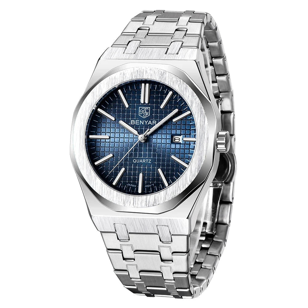 VORTEX® Urban Quartz Chronograph BY5156 – Men's Multifunctional Luminous Watch - Magnattos