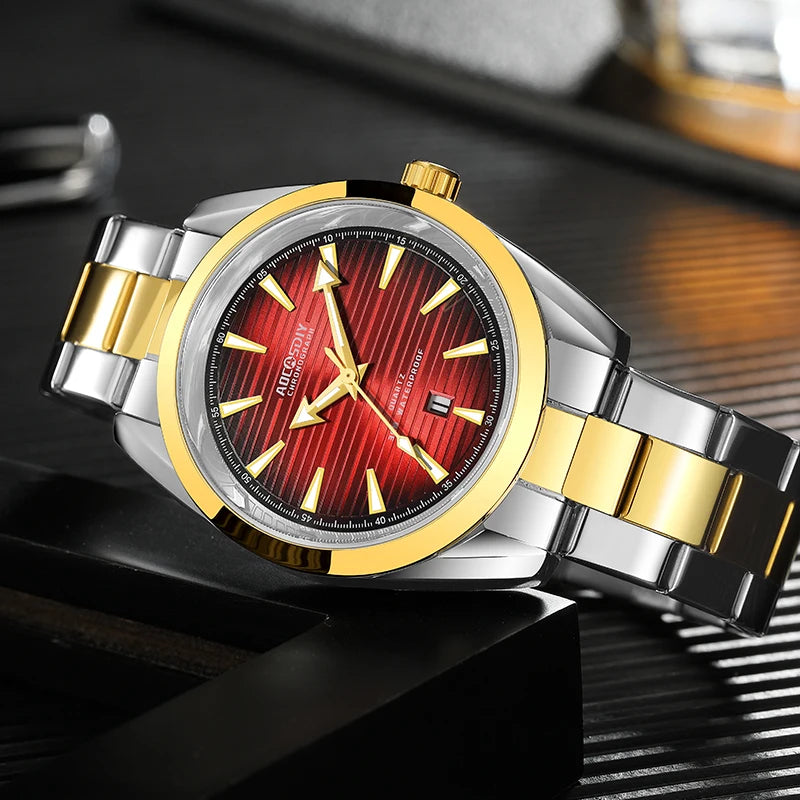 OSIMO® Men's Stainless Steel Business Watch - Magnattos