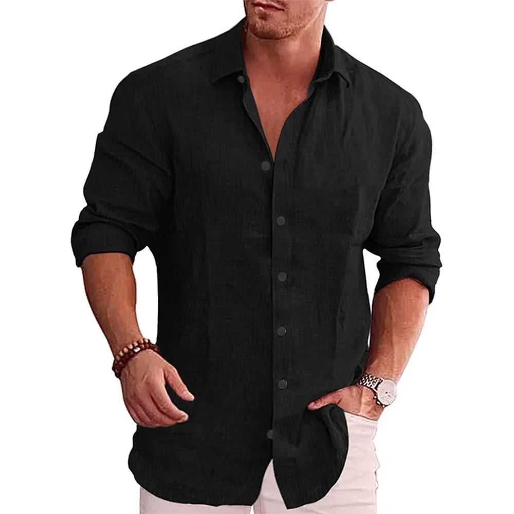 ESPARANO® Summer Linen Shirt - Magnattos