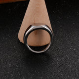 REI® Stainless Steel Signet Ring