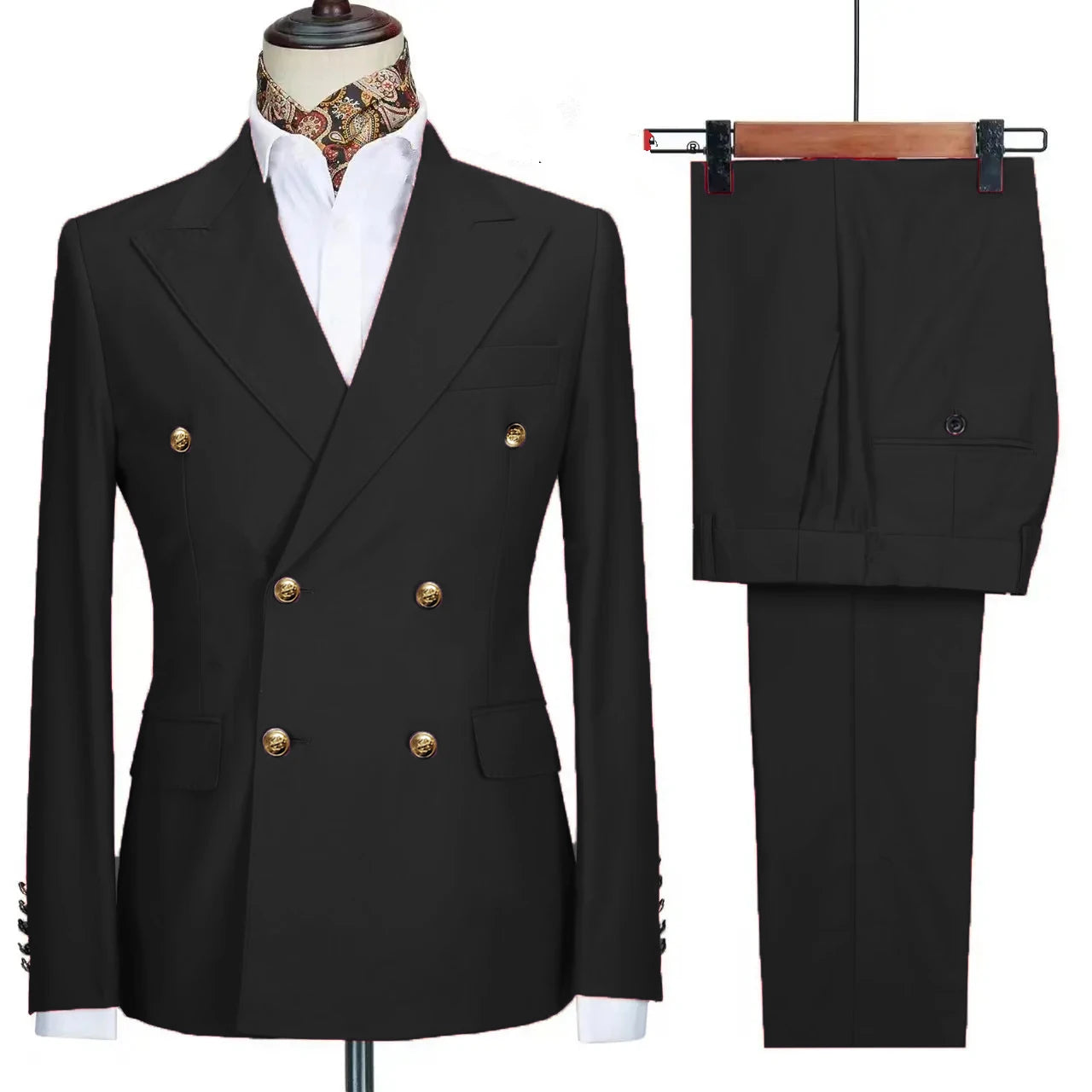 RENNEI® Slim Fit Suit Blazers Jacket Pants - Magnattos