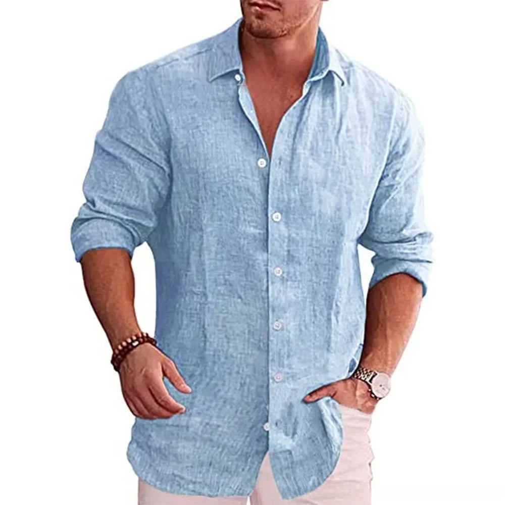ESPARANO® Summer Linen Shirt - Magnattos