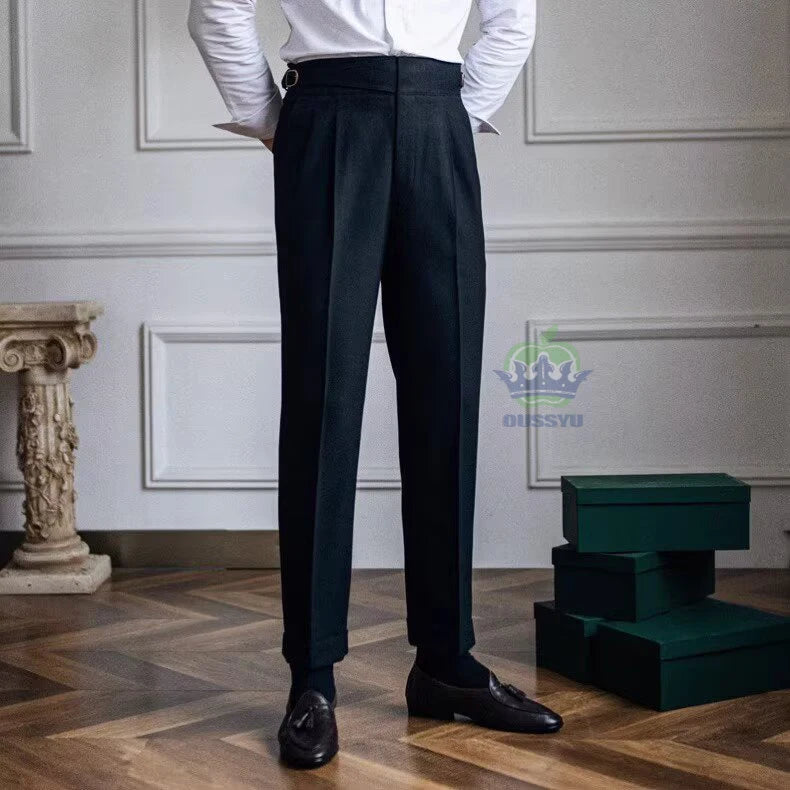 NAPOLI® High Waist Straight Suit Trousers – Italian Naples Edition