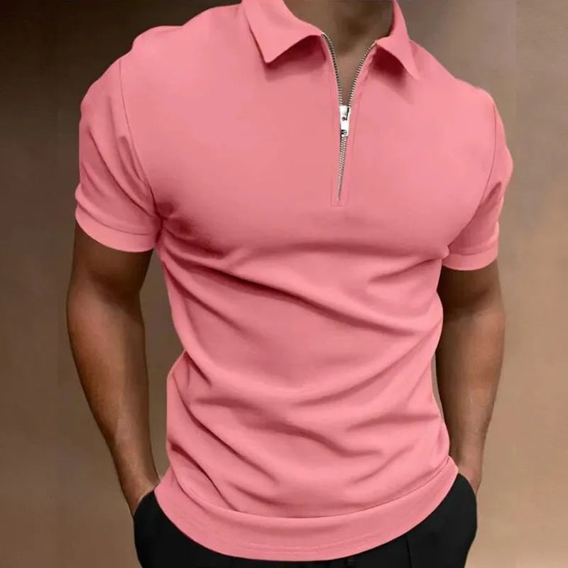 VICENZO® Men's Polo Shirt Collar Zipper - Magnattos