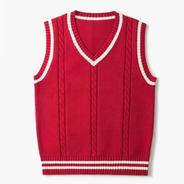 ANDREA® V-neck Retro Sweater - Magnattos