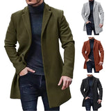 URBANNO® Solid Color Streetwear Jacket for Men