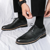 BROGUE® Handmade Leather Classic Shoes
