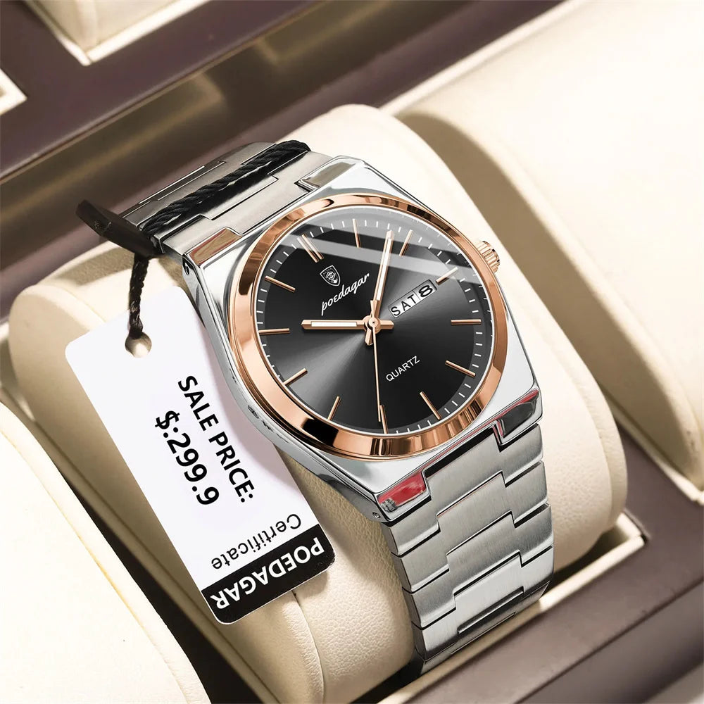 WATTFORD® Elegant Day Date Watch - Magnattos