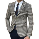 MONTCLARE® Houndstooth Plaid Blazer for Men