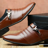 ORION® Classic Slip-on Leather Dress Shoes for Men