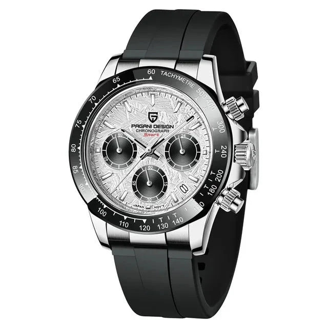 CASMONT® 40mm V2 Quartz Chronograph – Retro Sapphire Stainless Steel Waterproof Watch for Men - Magnattos