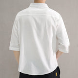 AMADEUS®  Men's Old Money Buttoned Shirt