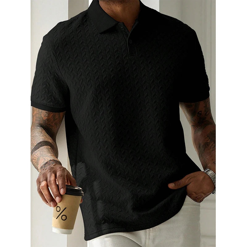 TORRINO® Short Sleeve Knit Polo Shirt