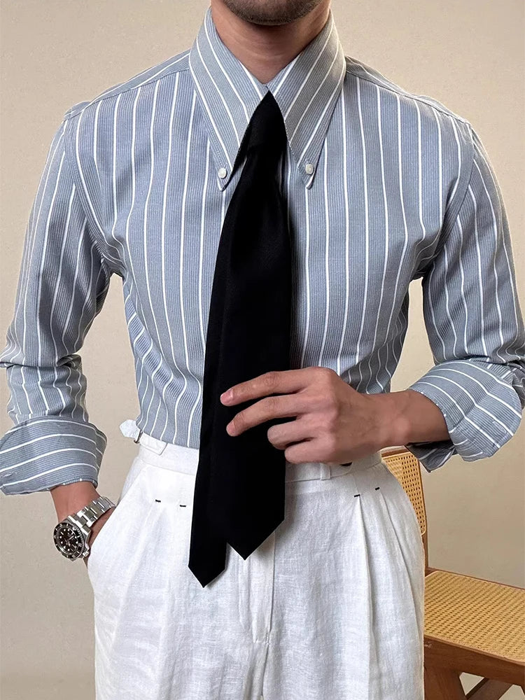 VERONA® Shirt – Vintage Striped Slim Edition