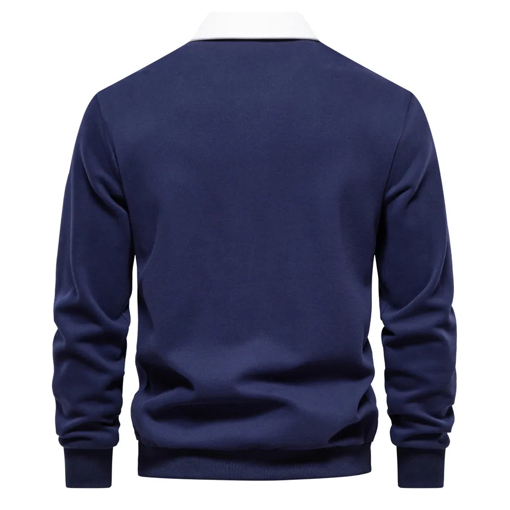 MORGAN® Casual Polo Neck Sweatshirt - Magnattos