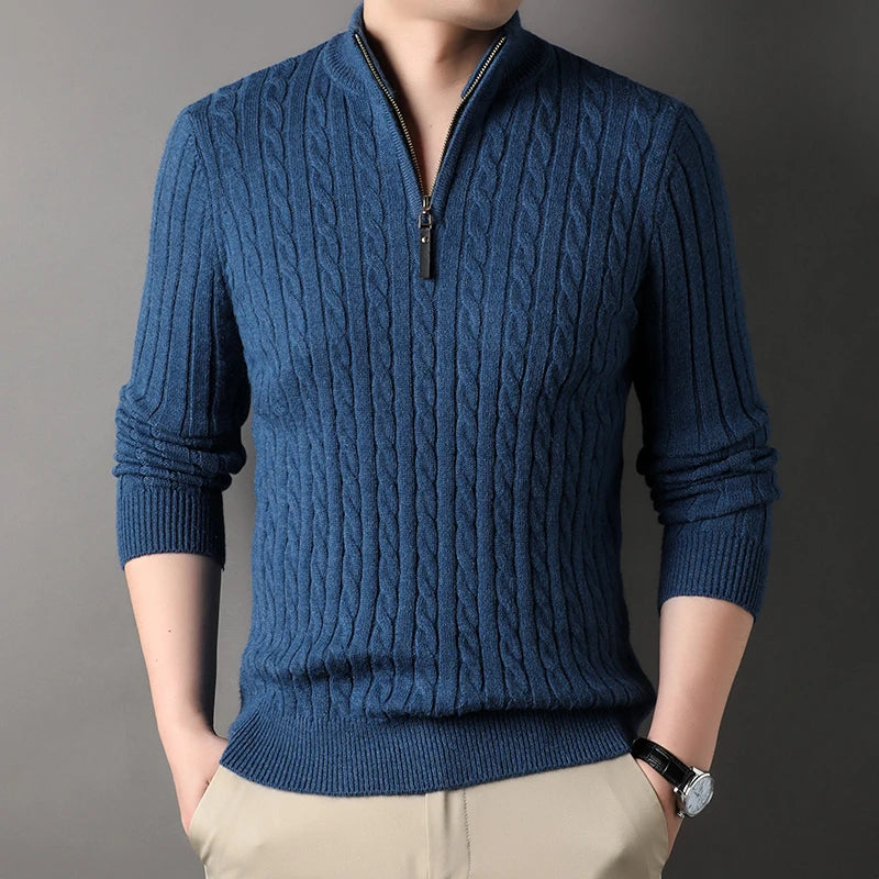 ENRICO® Winter Men's Quarter Zip Sweater - Magnattos