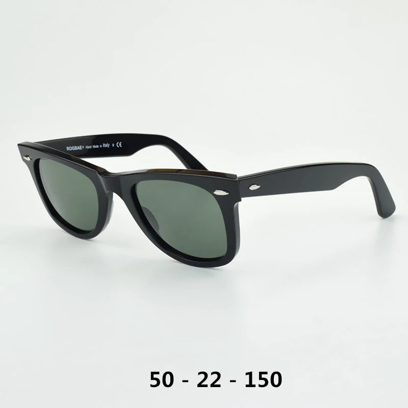 RIVETTO® Classic Glass Lens Sunglasses