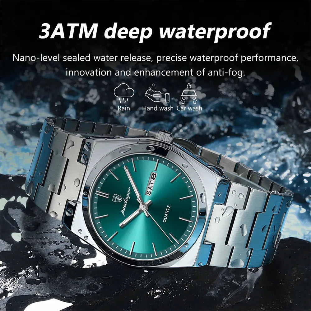 WATTFORD® Elegant Day Date Watch - Magnattos
