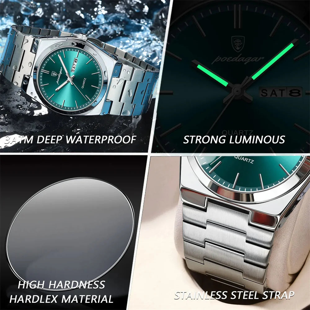 WATTFORD® Elegant Day Date Watch - Magnattos