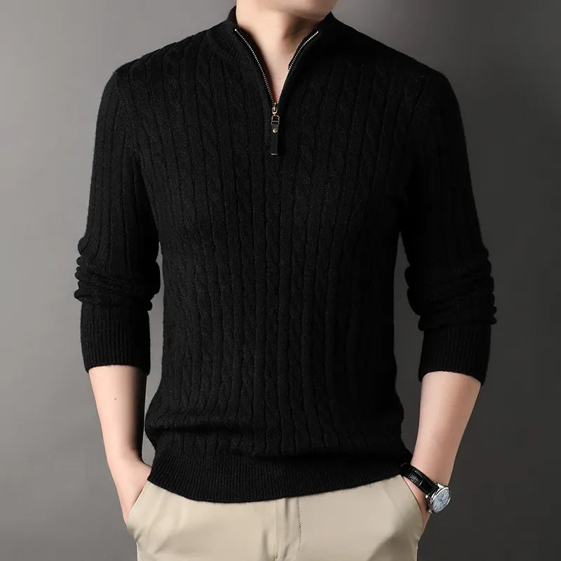 ENRICO® Winter Men's Quarter Zip Sweater - Magnattos