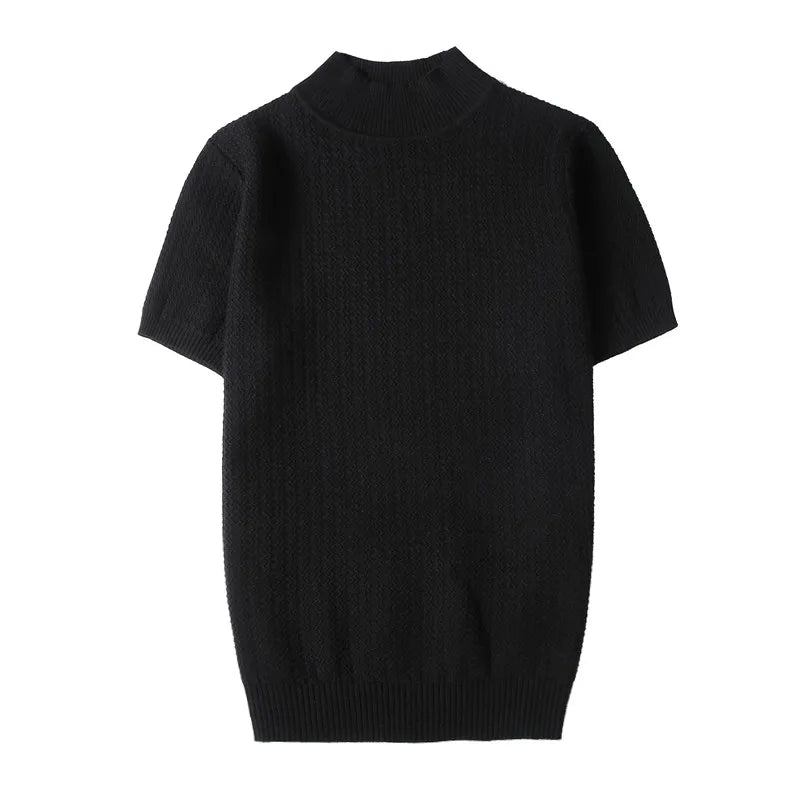 GRANDINI® Men Short Sleeve Knitted Sweater - Magnattos