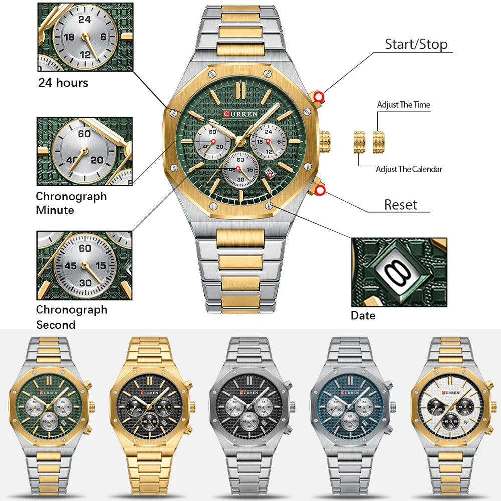 BENZI® 2 Dial Sport Watch - Magnattos