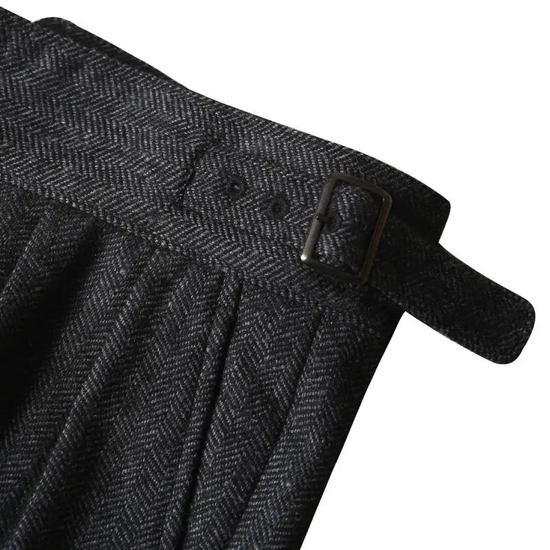 HENRY MONT® Herringbone Suit Pants - Magnattos