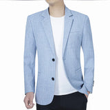 BRANDFORD® Men's 2024 Slim Suit Jacket – Lightweight Business Casual Blazer for Spring & Autumn