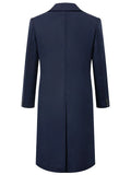 FANG® Extra Long Knee-Length Woolen Coat