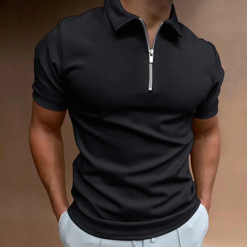 VICENZO® Men's Polo Shirt Collar Zipper - Magnattos