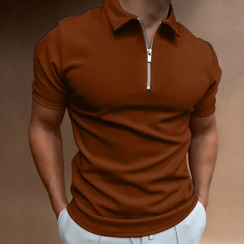 VICENZO® Men's Polo Shirt Collar Zipper - Magnattos