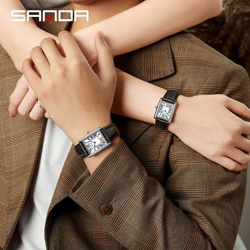 SANDRA Leather Couple Watch Magnattos