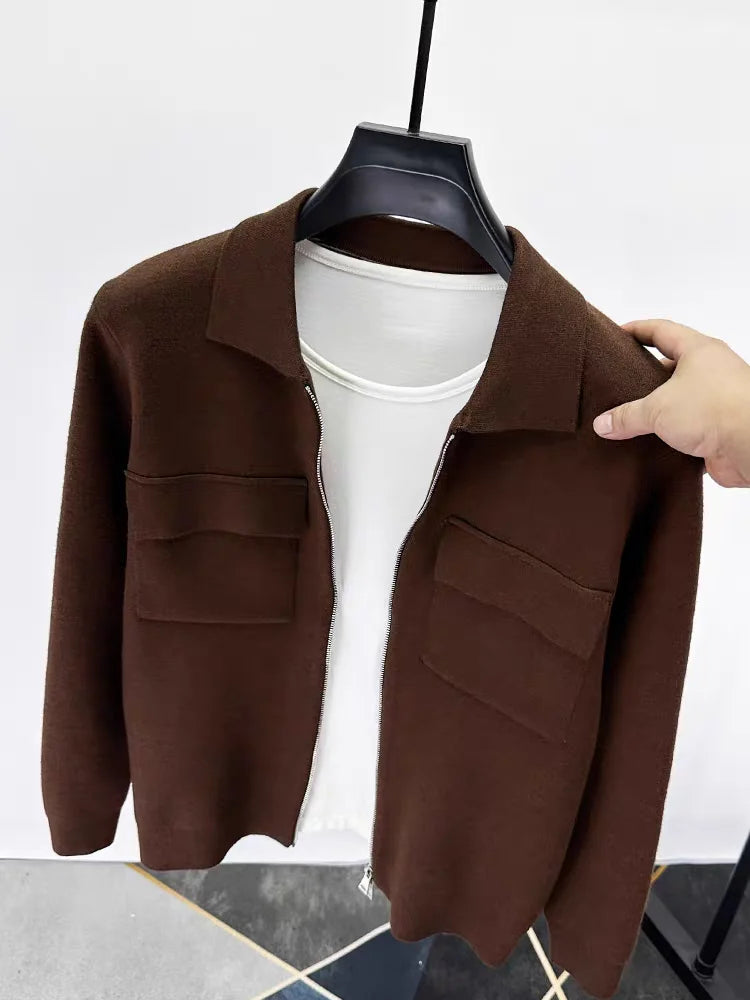 NORDVIK® Wool Zip Cardigan Coat – Scandinavian Edition