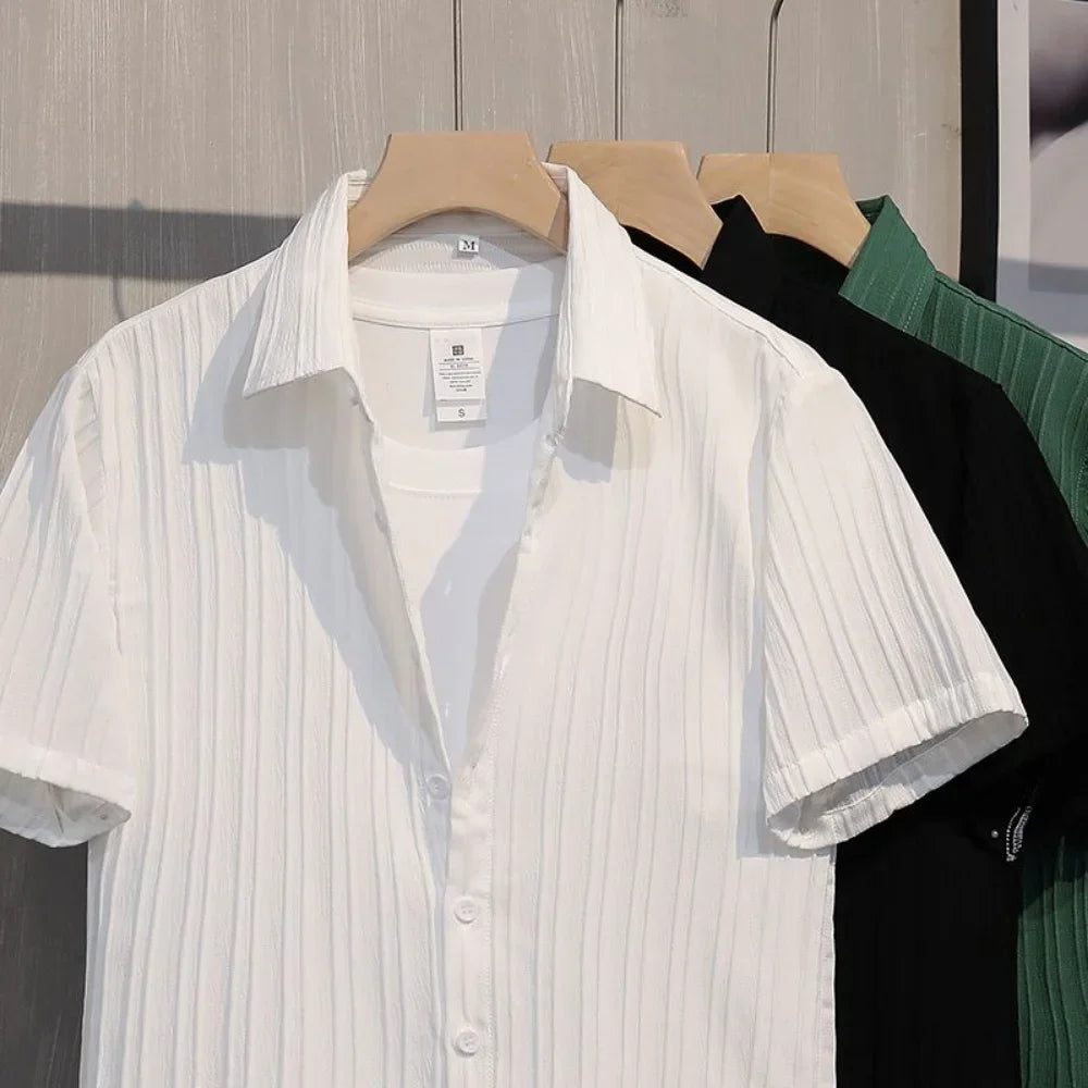 SALVANINI® Turn Down Collar Summer Shirt - Magnattos