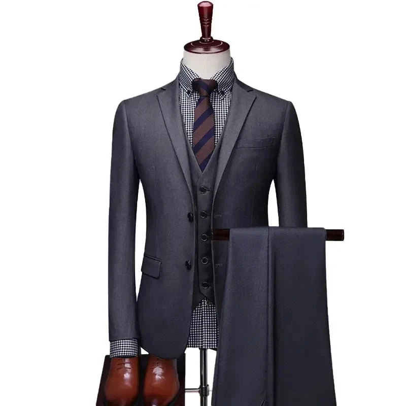 STRAVOS® High-end Formal Suit 3 Pieces - Magnattos