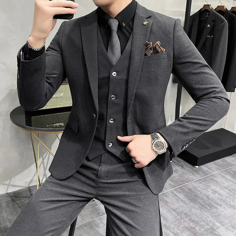 GIANLUCA® High-end 3 Piece Suit - Magnattos